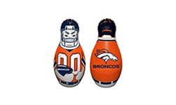 Fremont Die NFL Denver Broncos Bop Bag Inflatable Tackle Buddy Punching Bag, Standard: 40″ Tall, Team Colors