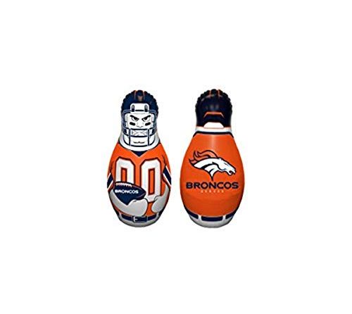 Fremont Die NFL Denver Broncos Bop Bag Inflatable Tackle Buddy Punching Bag, Standard: 40″ Tall, Team Colors