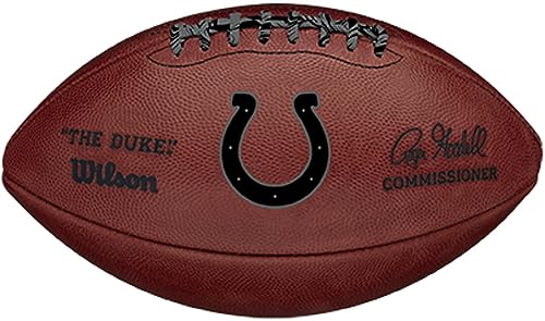 Indianapolis Colts Unsigned Wilson Metallic Official Duke Football – NFL Balls