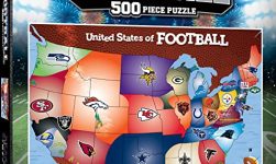 MasterPieces Sports Puzzle – All Teams 500 Piece Jigsaw Puzzle for Adults – NFL League Map Puzzle – 24″x18″