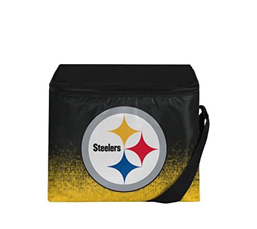 FOCO NFL Unisex Gradient Print Lunch Bag Coolergradient Print Lunch Bag Cooler, Pittsburgh Steelers, Standard