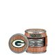 FOCO Green Bay Packers NFL 5 Pack Barrel Coaster Set