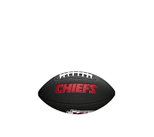WILSON Sporting Goods NFL Kansas City Chiefs Team Logo Football , Black, Mini Size