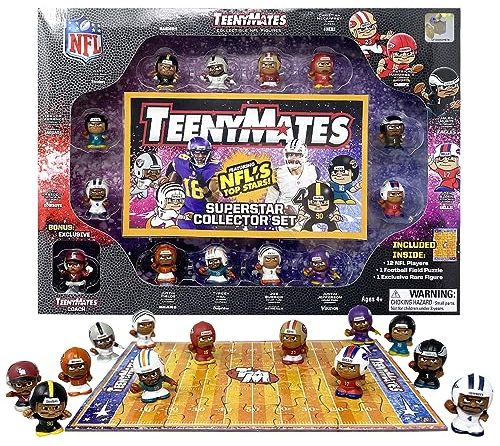 Party Animal Teenymates 2023/2024 NFL Series 12 – NFL Football Player Figures Collector Box Set 12 Players Plus Rare Exclusive Figure