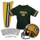 Franklin Sports Green Bay Packers Kids Football Uniform Set – NFL Youth Football Costume for Boys & Girls – Set Includes Helmet, Jersey & Pants – Small