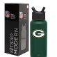 Simple Modern Officially Licensed NFL Green Bay Packers Water Bottle with Straw Lid | Vacuum Insulated Stainless Steel 32oz Thermos | Summit Collection | Green Bay Packers