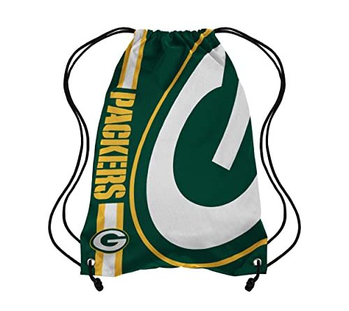 FOCO Green Bay Packers NFL Big Logo Drawstring Backpack