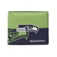 Littlearth unisex-adult NFL Seattle Seahawks Bi-fold Wallet, Team Color, 4”x5”x1”, 300903-SEAH