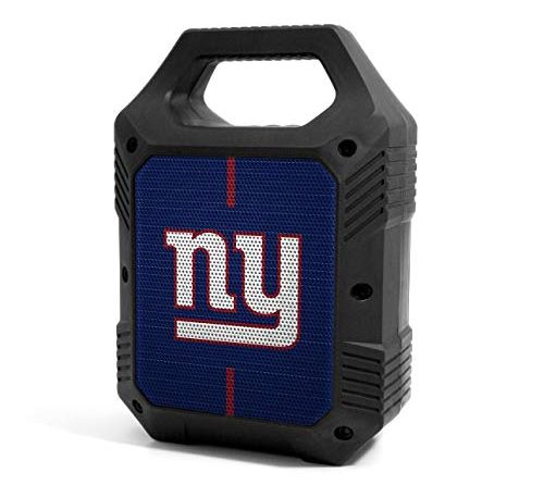 SOAR NFL ShockBox XL LED Wireless Bluetooth Speaker, New York Giants