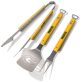 YouTheFan NFL Green Bay Packers Spirit Series 3-Piece BBQ Set , Stainless Steel, 22″ x 9″