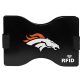 NFL Denver Broncos Unisex Siskiyou SportsRFID Wallet, Black, One Size