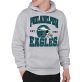 Junk Food Clothing x NFL – Philadelphia Eagles – Team Helmet – Unisex Adult Pullover Fleece Hoodie for Men and Women – Size X-Large