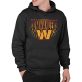Junk Food Clothing x NFL – Washington Commanders – Team Spotlight – Unisex Adult Pullover Fleece Hoodie for Men and Women – Size 3X-Large, Black