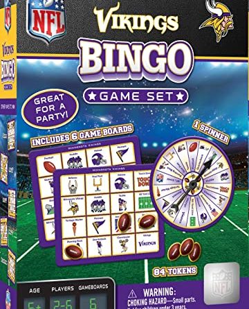 MasterPieces Kids Games – NFL Minnesota Vikings Bingo Game