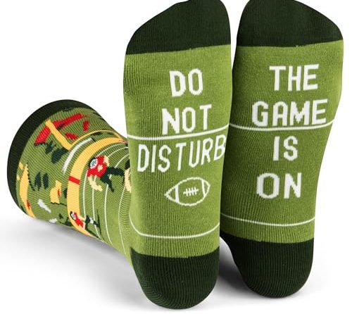 Lavley Do Not Disturb, The Game Is On Football Socks – Funny Gift for Football Fans, Unisex for Men, Women, and Teens
