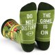 Lavley Do Not Disturb, The Game Is On Football Socks – Funny Gift for Football Fans, Unisex for Men, Women, and Teens