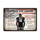 Dapao Personalized Football Decor Customized Baseball Posters – Football Room Decor for Boys Bedroom – Football Motivational Canvas Wall Art – Gifts for Football Lovers, Sports Teen Boys