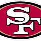 NFL Siskiyou Sports Fan Shop San Francisco 49ers Logo Magnets 8 inch sheet Team Color