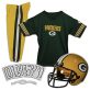 Franklin Sports Green Bay Packers Kids NFL Uniform Set – Youth NFL Team Jersey, Helmet, Pants + Apparel Costume – Official NFL Gear -Youth Medium