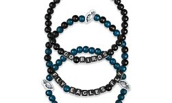 FOCO Philadelphia Eagles NFL 3 Pack Beaded Friendship Bracelet