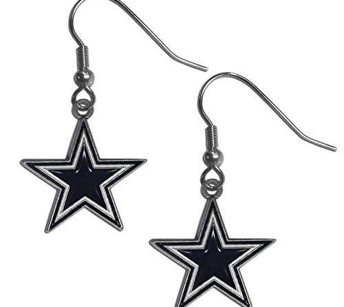 NFL Siskiyou Sports Womens Dallas Cowboys Dangle Earrings One Size Team Color
