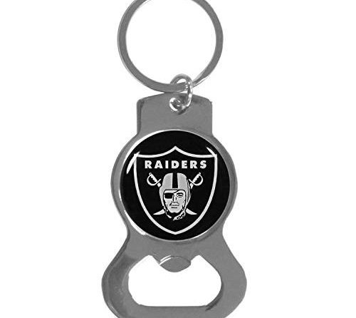 NFL Siskiyou Sports Fan Shop Las Vegas Raiders Bottle Opener Key Chain One Size Team Color