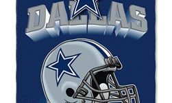 NFL Dallas Cowboys Gridiron Fleece Throw, 50 x 60-inches