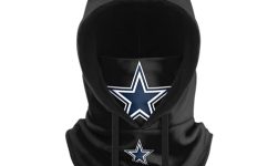 FOCO Dallas Cowboys NFL Black Drawstring Hooded Gaiter