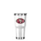 FOCO San Francisco 49ers NFL Team Logo 30 oz Tumbler – White