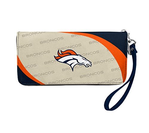 Littlearth NFL Denver Broncos Curve Zip Organizer Wallet