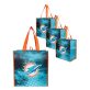 FOCO NFL Logo Reusable Grocery Shopping Bags Totes, Team Color