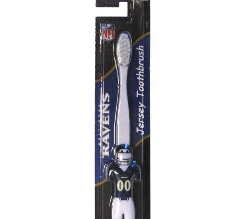 NFL Siskiyou Sports Kids Baltimore Ravens Kid’s Jersey Toothbrush Small Team Color