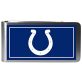 NFL Indianapolis Colts Mens Siskiyou SportsSteel Logo Money Clip, Steel, One Size