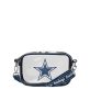 FOCO Dallas Cowboys NFL Team Stripe Clear Crossbody Bag
