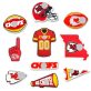 Zomanon Football Shoe Charm Sport Accessories Decoration – Rugby Team Charms for Clog，Football PVC Accessory for Bracelet Wristband，Football Sport Shoe Charms Party Gifts for Men Boys (CEFS)