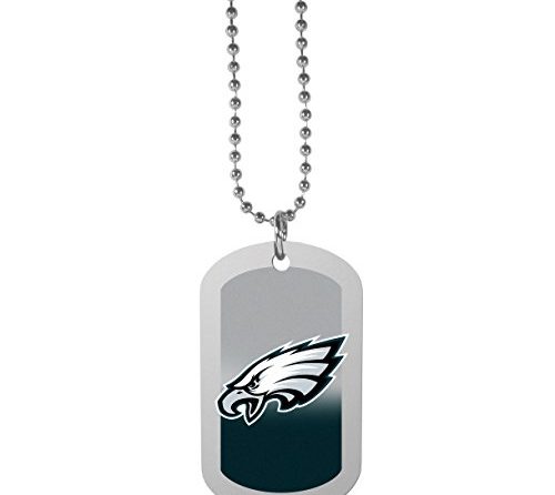 NFL Siskiyou Sports Fan Shop Philadelphia Eagles Team Tag Necklace 26 inch Team Color