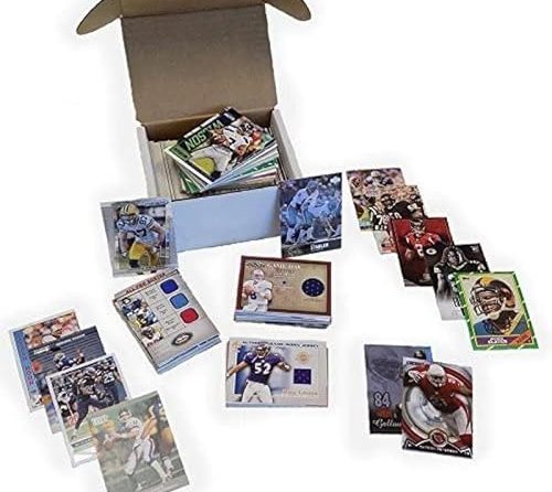 SUPERIOR SPORTS INVESTMENTS NFL Football Cards Hit Collection Gift Box | 100 Official NFL Cards | Includes: 2 Relic, Autograph or Jersey Cards Guaranteed | Perfect Starter Set