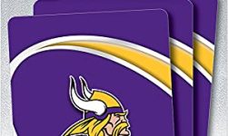 Masterpieces Officially Licensed NFL Minnesota Vikings Playing Cards – 54 Card Deck for Adults