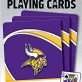 Masterpieces Officially Licensed NFL Minnesota Vikings Playing Cards – 54 Card Deck for Adults
