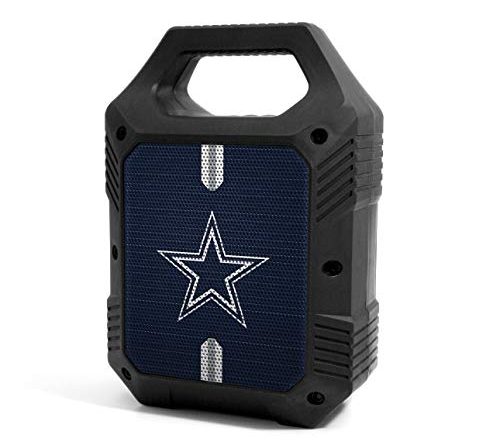 SOAR NFL ShockBox XL LED Wireless Bluetooth Speaker, Dallas Cowboys