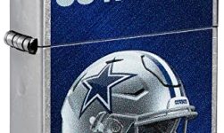 Zippo NFL Dallas Cowboys Helmet Street Chrome Pocket Lighter
