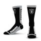 For Bare Feet NFL LAS VEGAS RAIDERS MVP Crew Sock Team Color Large