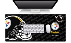 YouTheFan NFL Pittsburgh Steelers Logo Series Desk Pad
