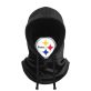 FOCO Pittsburgh Steelers NFL Black Drawstring Hooded Gaiter