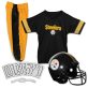 Franklin Sports Pittsburgh Steelers Kids Football Uniform Set – NFL Youth Football Costume for Boys & Girls – Set Includes Helmet, Jersey & Pants – Small
