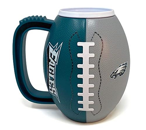 Party Animal NFL Philadelphia Eagles 3D Football Mug, Team Color,23 ounces