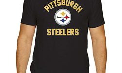 Team Fan Apparel NFL Adult Gameday T-Shirt – Cotton Blend – Tagless – Semi-Fitted – Unleash Your Team Spirit During Game Day (Pittsburgh Steelers – Black, Adult X-Large)