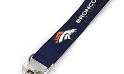 Aminco NFL Denver Broncos Deluxe Wristlet Keychain