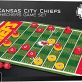 MasterPieces Family Game – NFL Kansas City Chiefs Checkers – Officially Licensed Board Game for Kids & Adults , 13″ x 21″