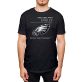 Hybrid Sports NFL – Philadelphia Eagles – Logo and Stats – Men’s and Women’s Short Sleeve T-Shirt – Size Large